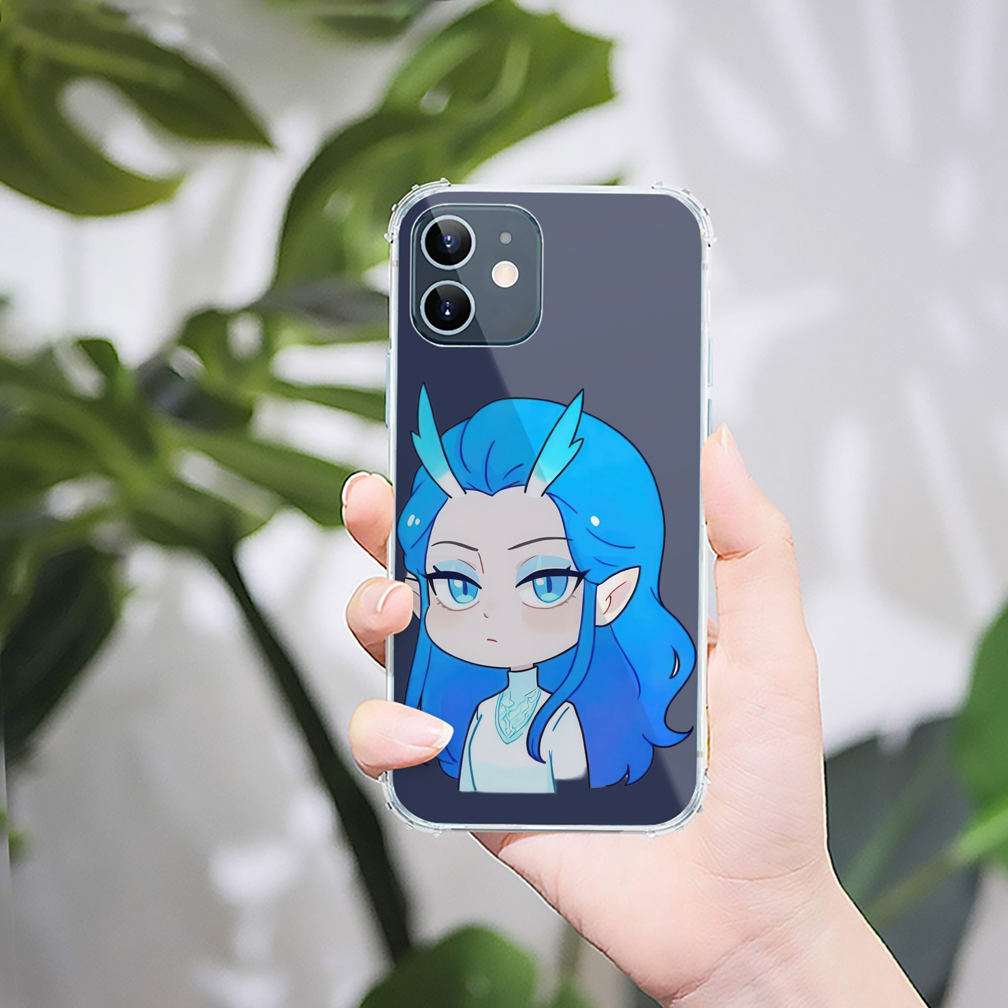 （画像用） Ne Zha 2 ナタ 魔童の大暴れ 【iPhone 12シリーズ対応】透明スマホケース（クリアソフトケース）